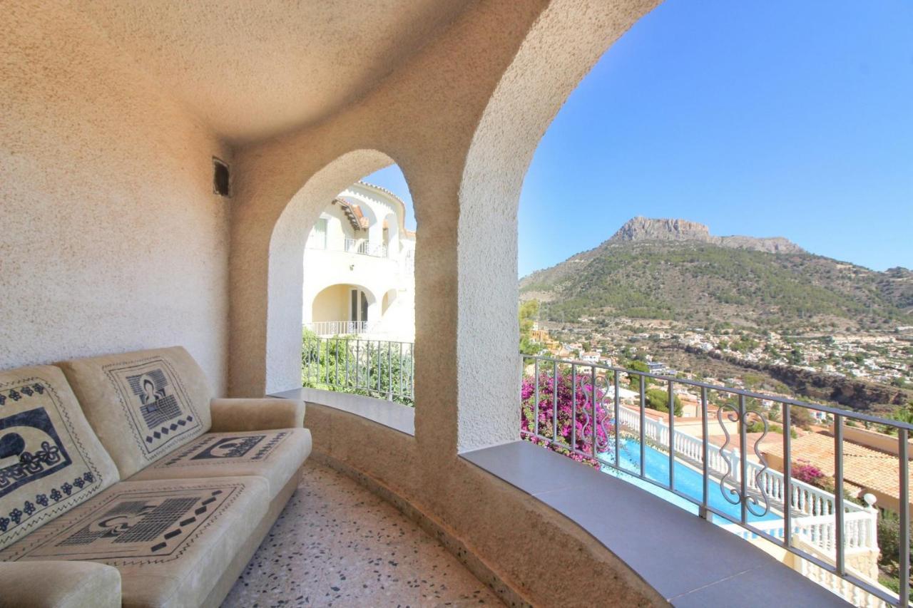 Villa Con Piscina Y Vistas Al Mar - Mar 27 H Calpe Bagian luar foto