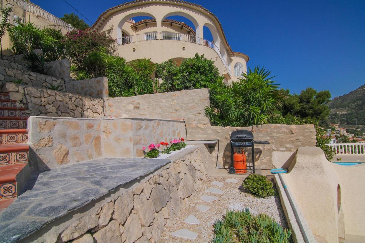 Villa Con Piscina Y Vistas Al Mar - Mar 27 H Calpe Bagian luar foto