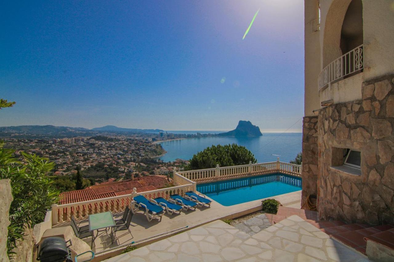 Villa Con Piscina Y Vistas Al Mar - Mar 27 H Calpe Bagian luar foto